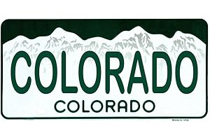 SMART BLONDE Colorado Novelty State Metal License Plate Tag LP-1473