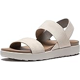 PTUPLYU Comfortable Walking Sandals for Women Platform Sandals Beach Hiking Summer Shoes with Arch Support Backstrap Elastic