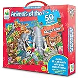 The Learning Journey: Jumbo Floor Puzzles - Animals of The World - Extra Large Puzzle Measures 3 ft by 2 ft