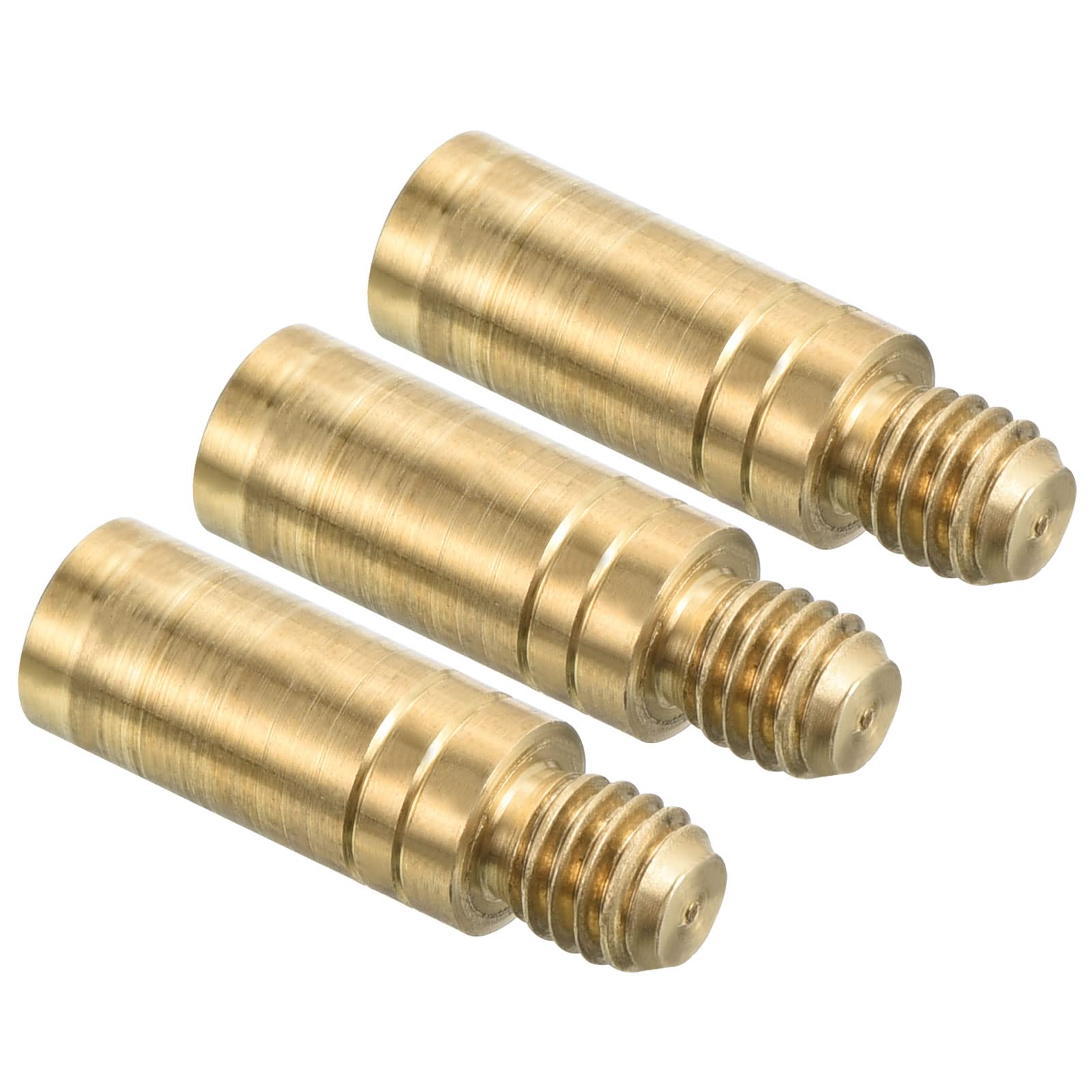 PATIKIL 3g Copper Dart Weight Add Accentuator 3 Pcs 14mm Length 2BA Thread Darts Weight Adjuster Dart Accessories Gold