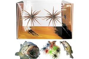 2PCS Bass Fishing Bait - Lure Bait for Black Pits,Soft Sea Urchin Baits,Soft Artificial Sea Urchin Lures for Shore,Trout,Rive