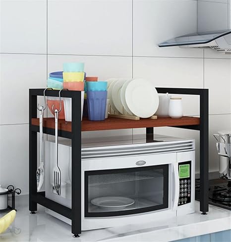 SQL Cocina Microondas Estante 2 capas Horno Utensilios de ...