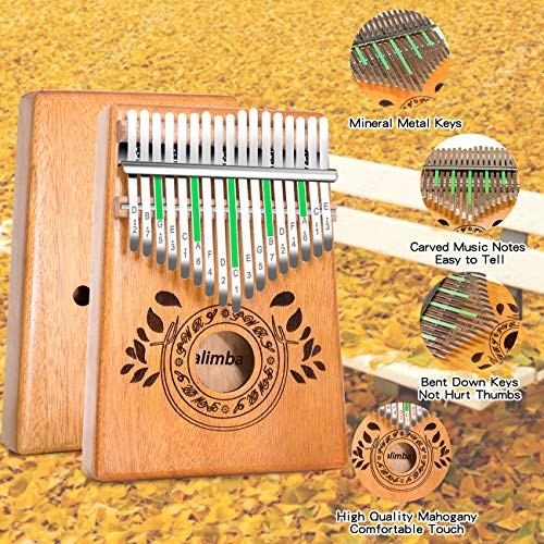 1 UNOKKI+Kalimba+Instruction+Portable+Beginners