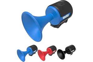 CHRISPHIL Electric Bicycle Horn with USB Port, Red and Black, Portable Bike Accessory