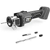 Cordless Drywall Cut-Out Tool Compatible with DEWALT Battery, Rotary Saw | with 1/8" and 1/4" Collets, 30000 RPM, Compact Spiral Saw for Cutting Wood Drywall,Sheetrock,Wood(Tool Only)