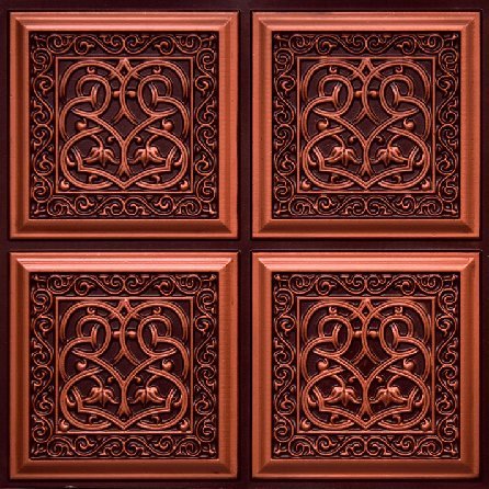 Amazon Com 231 Antique Copper 2 X 2 Pvc Decorative Ceiling