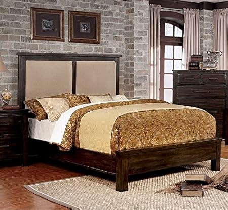 Canopus Dunkles Walnussholz Massiv Holz Queen Bett Von Mobel Von Amerika Amazon De Kuche Haushalt