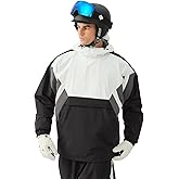 GSOU SNOW Men's Baggy Snowboard Jackets Waterproof Ski Jacket Women Insulated Pullover 2L Snow Coat