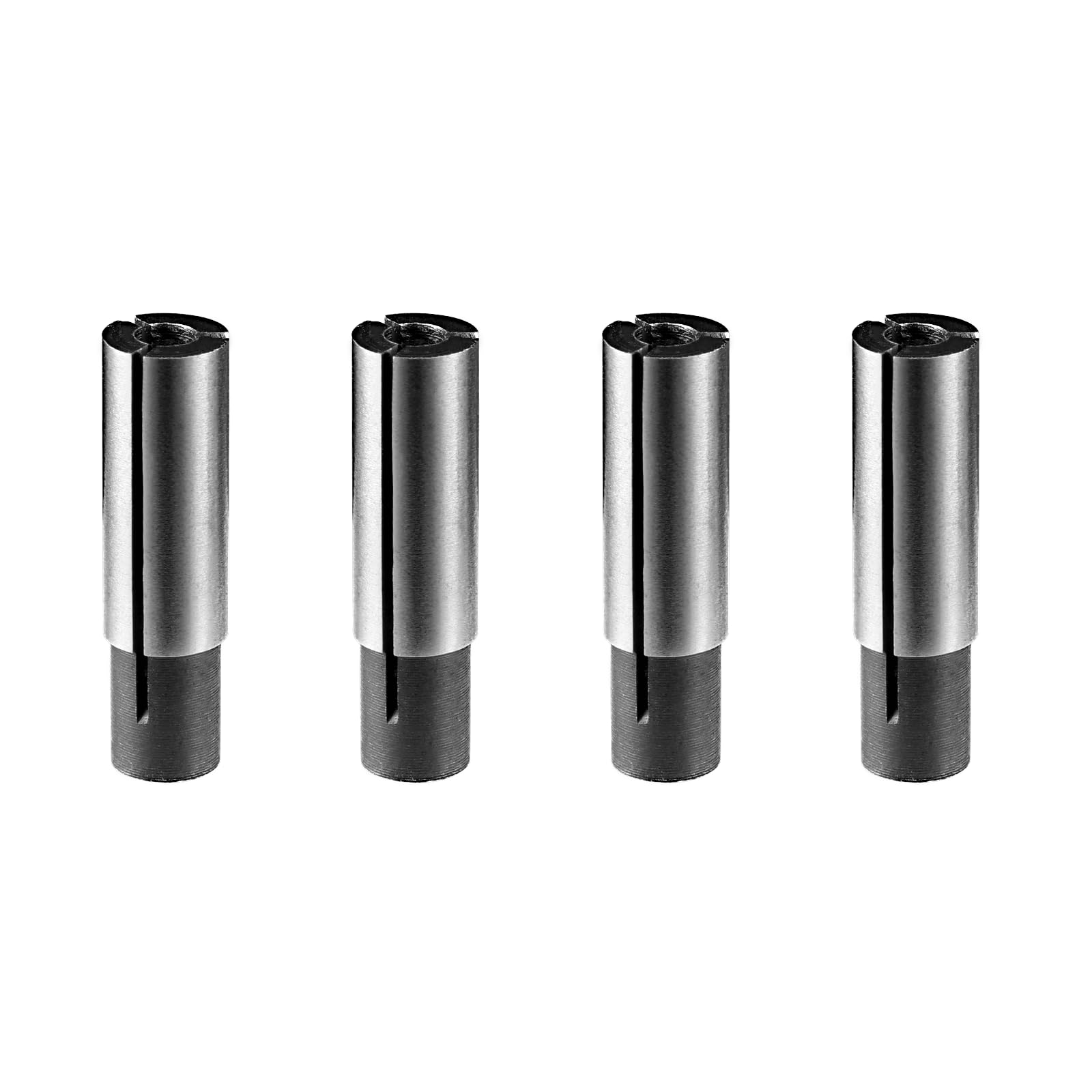 Genmitsu 4pcs Router Collet Adapter, 1/4″ to 1/8″ CNC Engraving Router Bit Collet Size Converter for Engraving Machine Tool, CNC Router, and Driver
