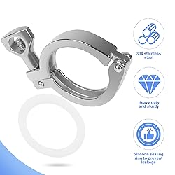 JMCOLMTTri Clamp 6 Inch Single Pin Heavy Duty with