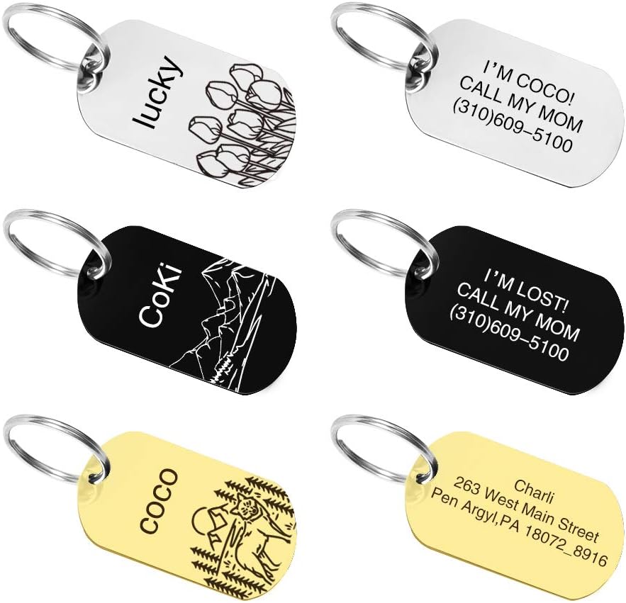 small cat id tags
