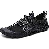 UBFEN Mens Womens Water Shoes Aqua Shoes Swim Shoes Beach Sports Quick Dry Barefoot for Boating Fishing Diving Surfing with D