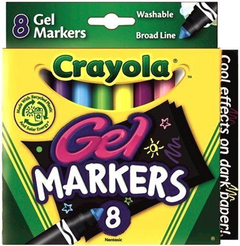 Crayola 8 count gel fx washable markers - 2 packs