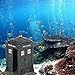 Hygger Aquarium Ornament Fish Tank Decorations Small Fish Hideout Betta Fish Accessories - Police Booth