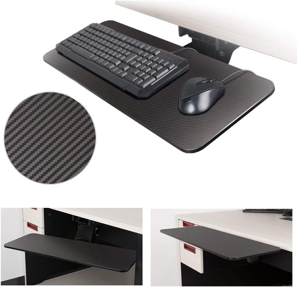 FYBOOR Ergonomics Keyboard Tray, Adjustable Height And Tilt Keyboard
