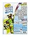 Crayola Color Wonder Nickelodeon Teenage Mutant Ninja Turtles Mess-Free Coloring Metallic Paper & Markers Set Art Gift for Kids & Toddlers 3 & Up, Markers Won't Mark Walls, Clothes or Furniture