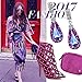 S SIVERY Jewelry for Women Drop Earrings 'Teardrop of Angel' Stud Dangle Earrings with Purple Crystals, Earrings for Women Gifts for Mom