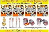 Tire Balancing Beads 4-8oz Bags Kit, 285 75r16, 295 75r16, 305 70r16, 315 75r16, 315 75r17, 285 70r18, 285 75r18, 295 70r18, 305 70r18, 315 70r18 Tire Beads