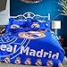 Sport Do Fashion World Cup Designs 3D Version Bedding Sets for Football Fans,Chelsea/Juventus Club/Manchester United/Liverpool/Real Madrid Duvet Cover and Flat Sheet,4Pc,Full