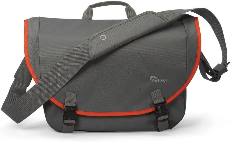 Lowepro LP36656 Passport Messenger Camera Bag (Grey/Orange)