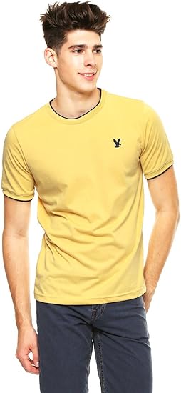playera mostaza hombre