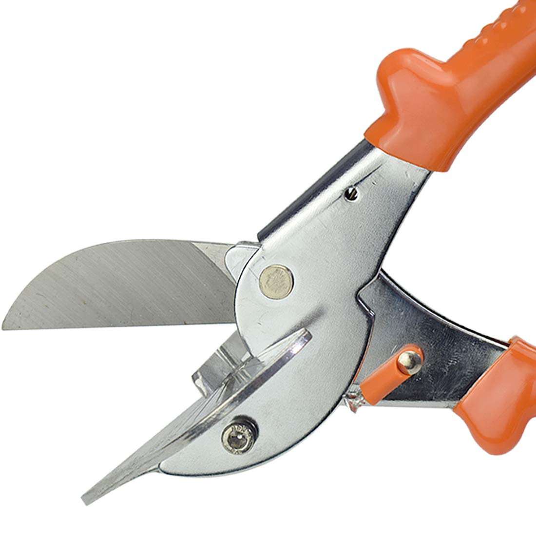 Angle Miter Shear Shearing Scissors With Rubber Handle & Safety Lock