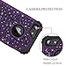 Casetego Compatible with iPhone 8 Case,iPhone 7 Case,Glitter Sparkle Bling Three Layer Heavy Duty Hybrid Sturdy Shockproof Protective Cover Case for Apple iPhone 8/7,Shiny Purple
