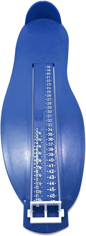 Foot Measuring Device Shoes Gauge Ruler for Adult Measure Foot Tool Device Kit at Home(Blue)