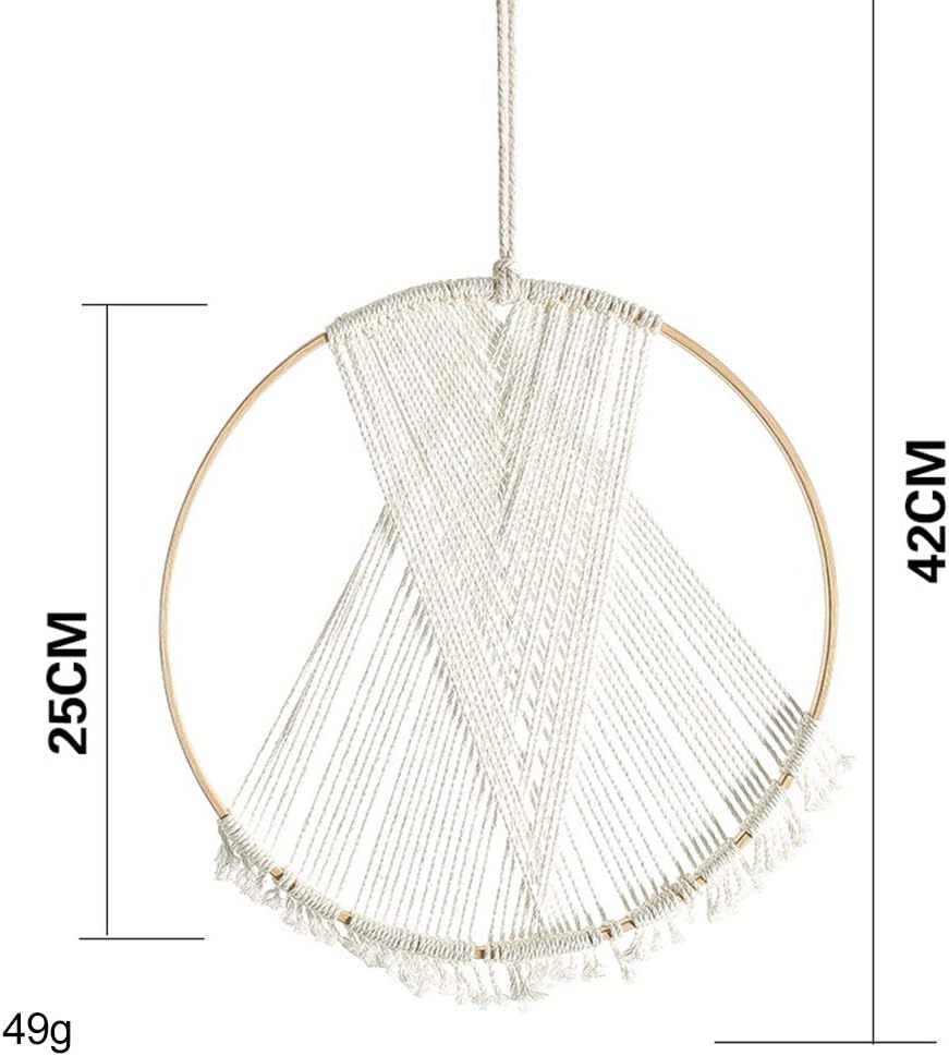 Coherny Handmade Woven Macrame Wall Hanging Tapestry Livingroom Wedding Wall Decoration Backdrop Hanging Decoration