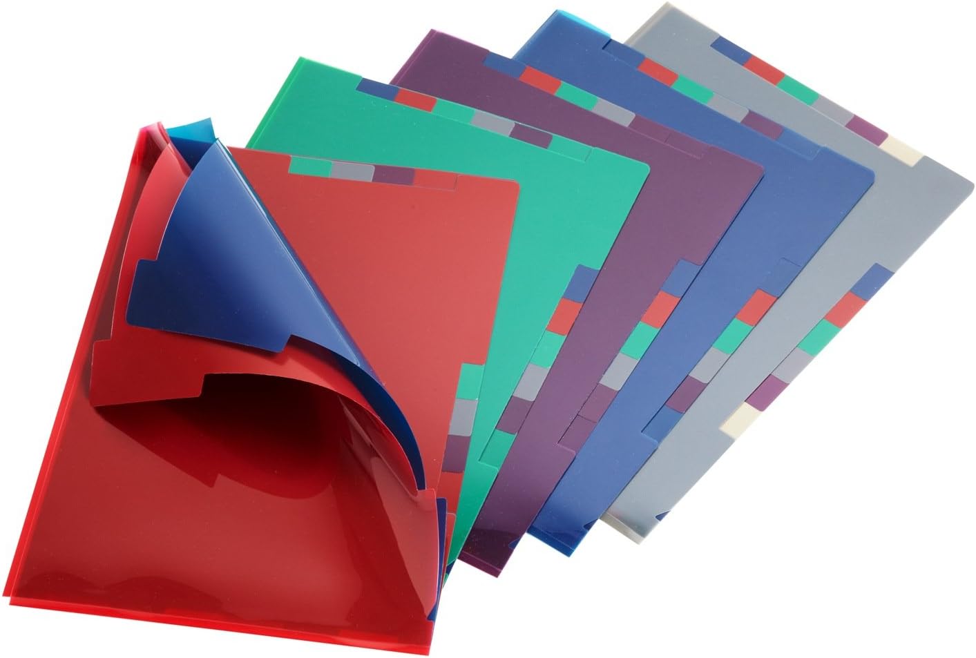 Snopake A4 5-Part Fusion VariFile [Pack of 5] High Capacity Multi-Part File [15700]