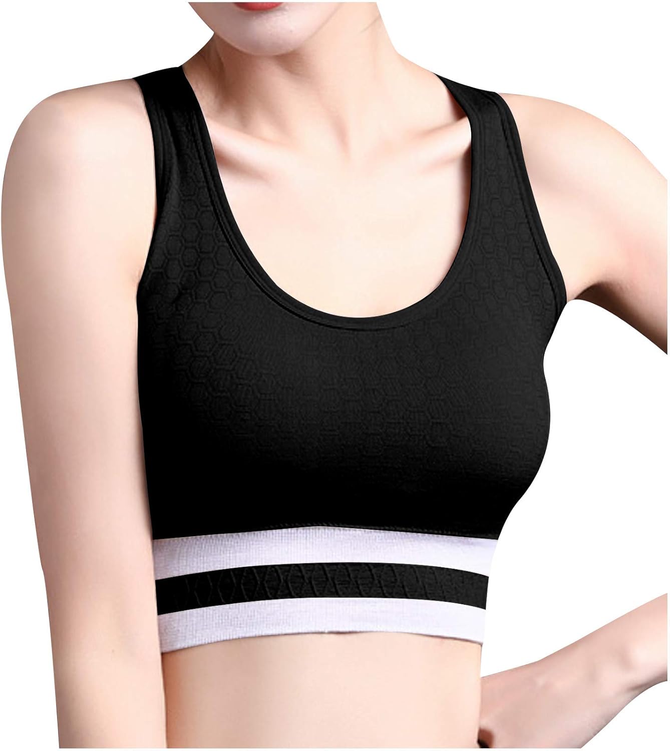 Without brand Sports Bra for Women, CrissCross Back Padded