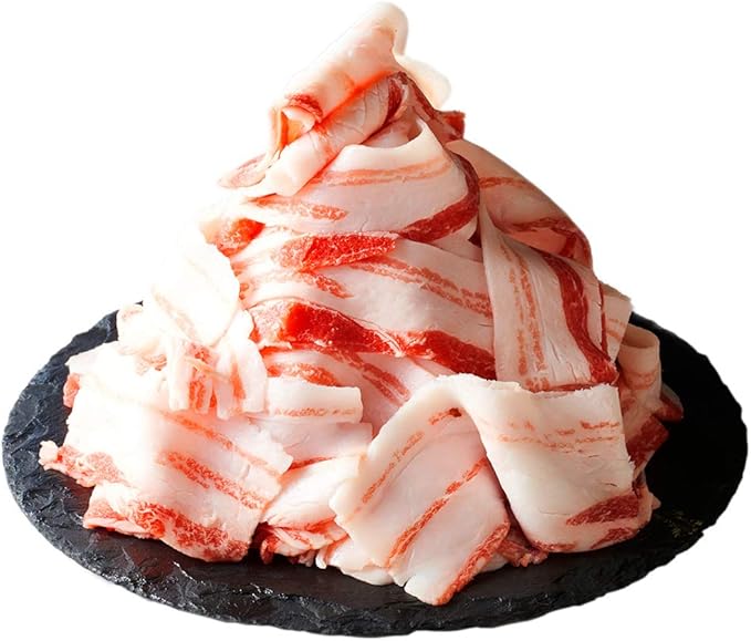 Amazon Iberico Ya 公式 イベリコ豚 バラ肉 1kg 最高級 レアル ベジョータ スライス 豚バラ 高級 お鍋 しゃぶしゃぶ スペイン産 冷凍 食品 豚肉 グルメ ベジョータ バラ 500g 2pc 1kg Iberico Ya 豚肉 通販