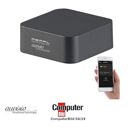 auvisio WLAN Fernbedienung: Lernfähige IR-Universal-Fernbedienung mit App, 360°, für Amazon Alexa (Alexa Infrarot Fernbedienu