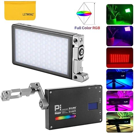 BOLING BL-P1 - Luz LED de Bolsillo LED RGB Regulable 2500 K-8500 K ...