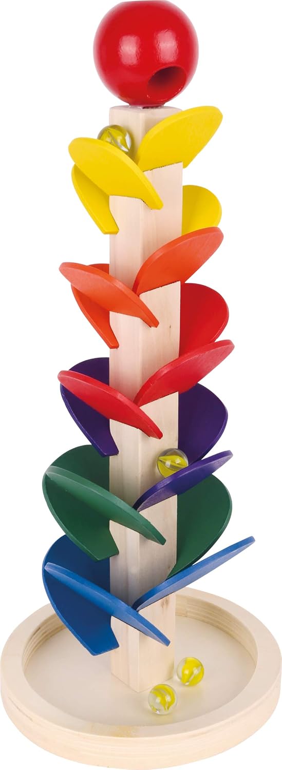 Childrens Wooden Marble Run "Sounds" Amazon.co.uk Toys & Games