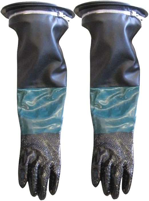 Rubber Sandblasting Gloves for Sandblast with Clips Amazon