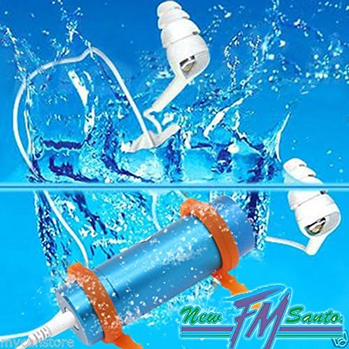 Eelong Waterproof Water MP3 Music Player FM Radio Earphone For Underwater Sport Swimming Diving