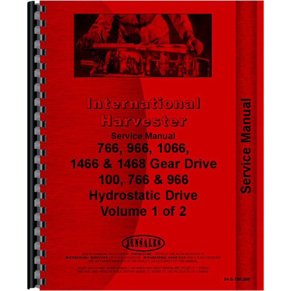 Amazon.com: New Tractor Manual Kit for Case IH Tractor 7666 966 1066 1466.  1989 Fleetwood Southwind Service Manual