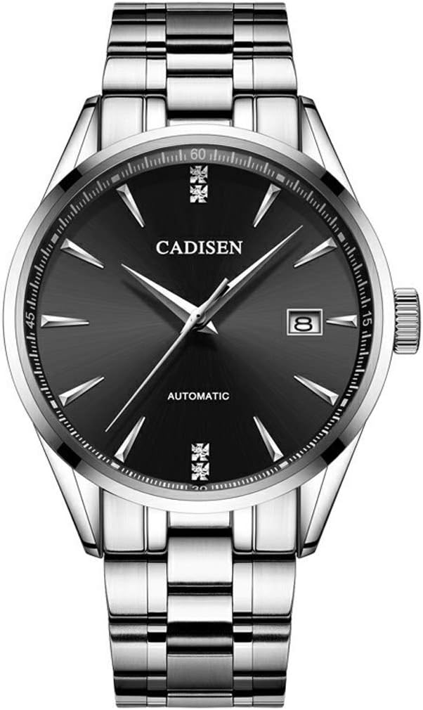Men's Stainless Steel Automatic Mechanical Watch Date Calendar