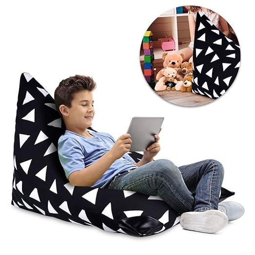 Gaeruite Sitzsack Kinder - Indoor and Outdoor Sitzsac-Stofftier Plüsch Spielzeug Speicher Sitzsack Gamer Kissen Lounge Kissen