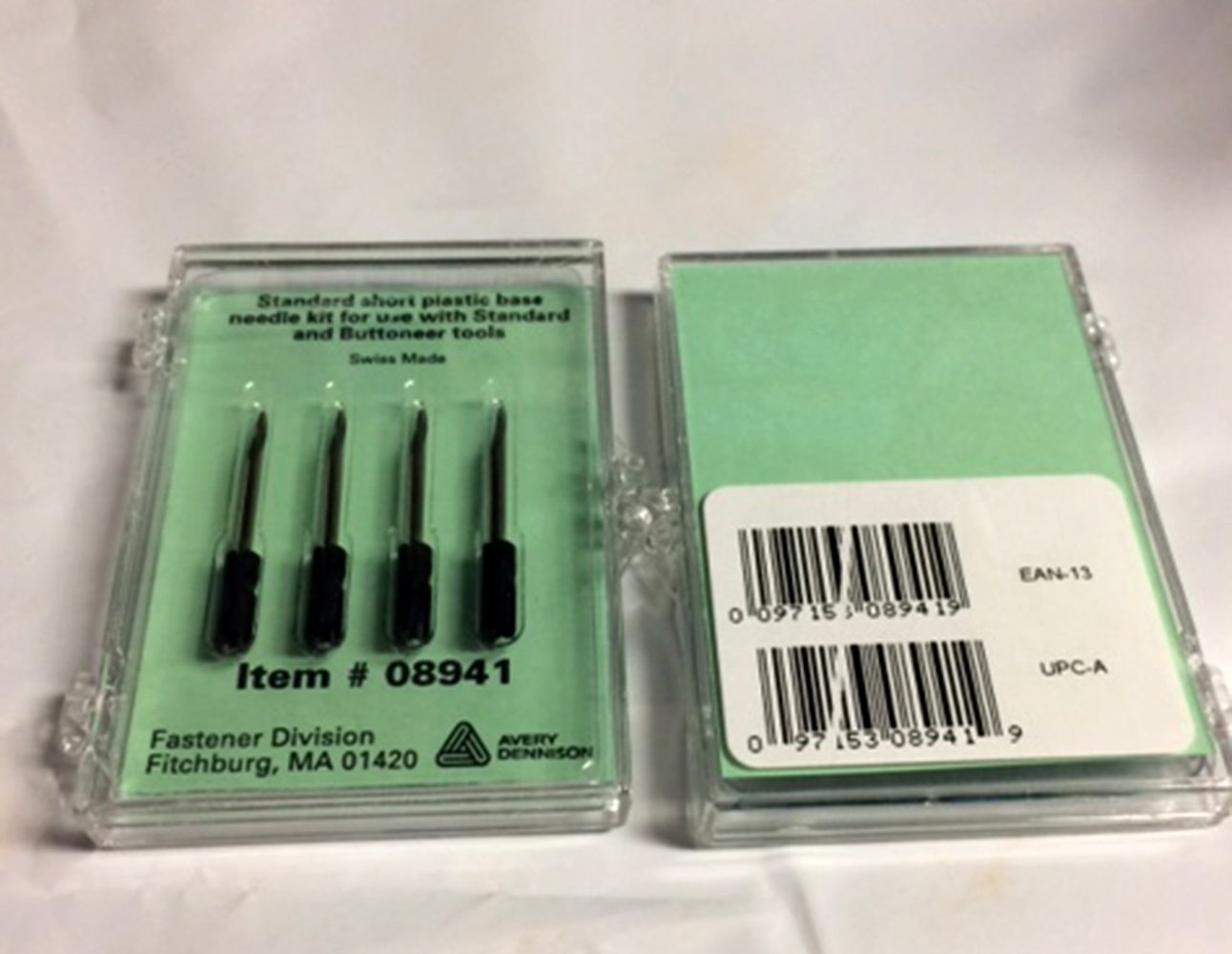 Avery Authentic Dennison Standard Tagging Gun Replacement Needles 08941 4-Pack