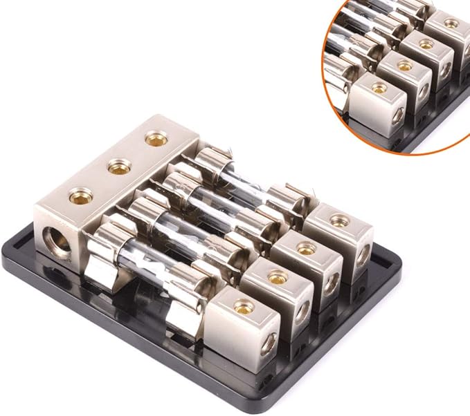 SHENLIJUAN Car audio MINI fourway fuse holder AGU fuse holder 60A fuse fuse box