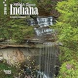 Indiana, Wild & Scenic 2018 7 x 7 Inch Monthly Mini Wall Calendar, USA United States of America Midw by