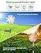 UNIWA LED Solar Garden Stake Christmas Decoration Lights, 3 Pack Outdoor Solar Powered 7 Color-Changing Flower Waterproof Lights