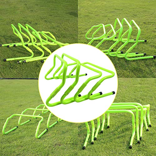 Chenway Soccer Hurdles Adjustable 6" / 12", Football Training Equipment for Youth Tackle, Athlete Training Equipment (Green - A) - Thumbnail 5