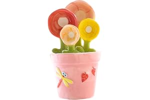 1 Set Flower Measuring Spoons, Ceramic Cactus Measuring Spoons Set in Pot, Decorative Flower Pot and Cup, Cute for Home Kitch