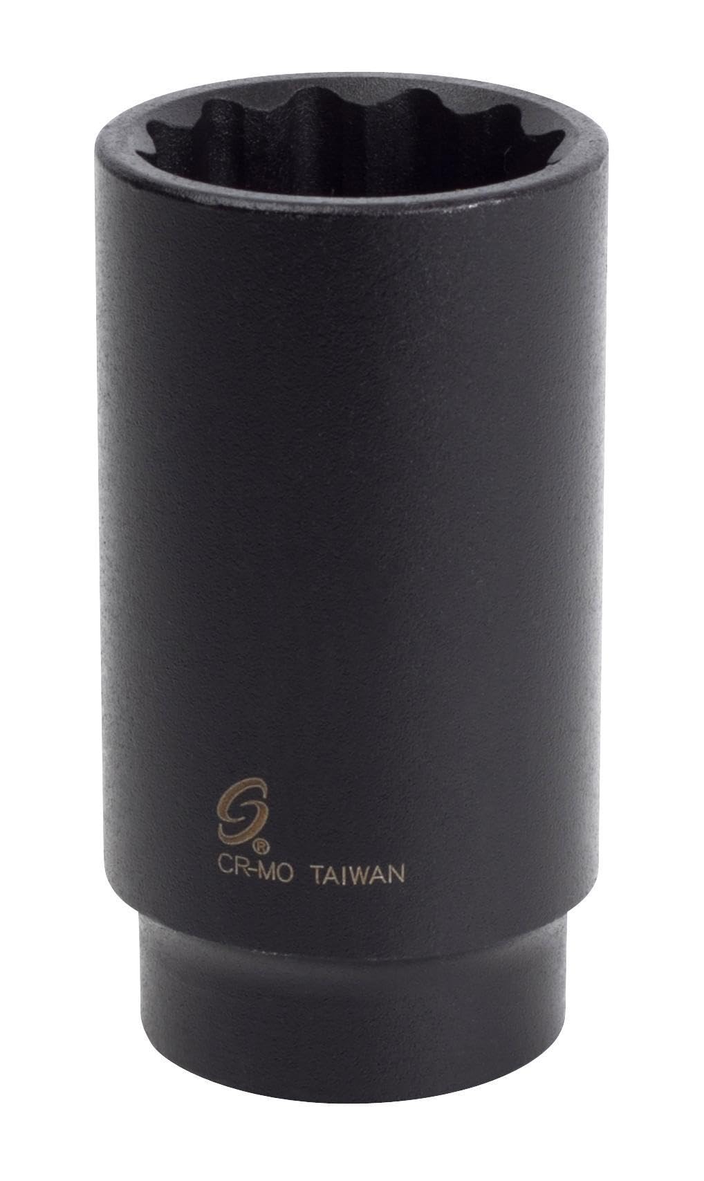 Sunex 244zd 1/2-Inch Drive 1-3/8-Inch 12 Point Deep Impact Socket