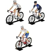 OPO 10 - Set of 3 Tour de France 2023 Cyclist Runners Figures - Compatible with SOLIDO 1/18 - TDF12-13-16