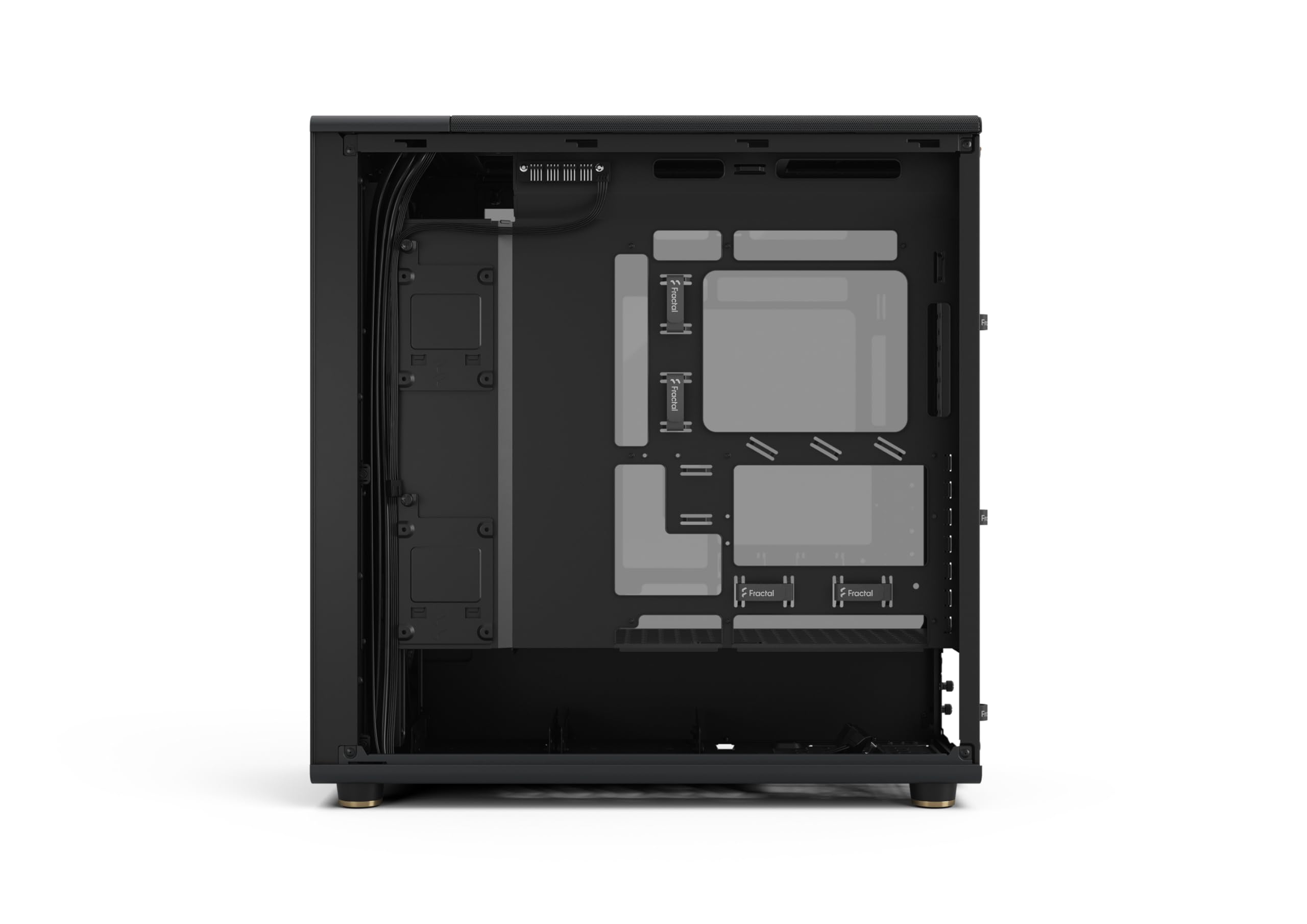 Fractal Design North Xl Rc Charcoal Black Tg Dark - Pc Case For Reverse Connector Motherboards - Includes 3 X 140 Mm Fans - Type-C Usb - Rc Atx Full Tower Case - View 8