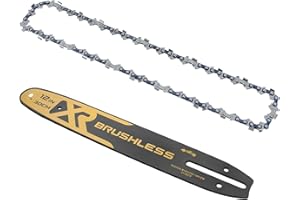YETTAT DWZCSB12 12" Chainsaw Guide Bar and DWO1DT612 1 Saw Chains Combo for DEWALT DCCS620, DCCS620P1, DCCS620B (1 bar + 1 chains)